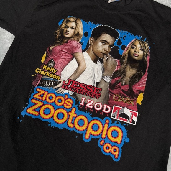 Hanes Other - Z100 Zootopia Concert T Shirt Mens M Jesse McCartney Soulja Boy Hip Hop Y2K